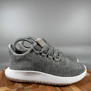 Adidas Tubular Shadow Womens Grey Knit Mesh Sneakers BB8870 Size 6.5